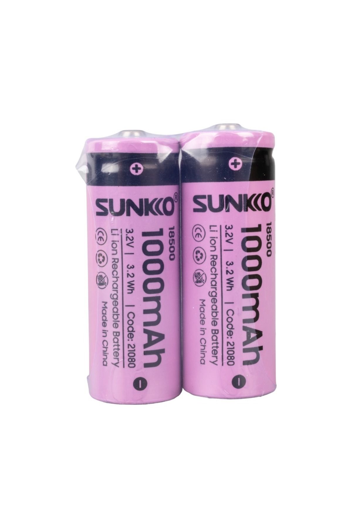 Emperium SUNKKO IFR 3.2 VOLT 1000 MAH 18500 ŞARJ EDİLEBİLİR PİL (TEKLİ) (5122)