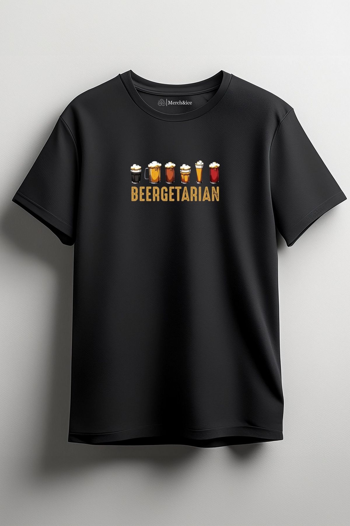 Merch&ice Beergetarian Baskılı Unisex T-Shirt