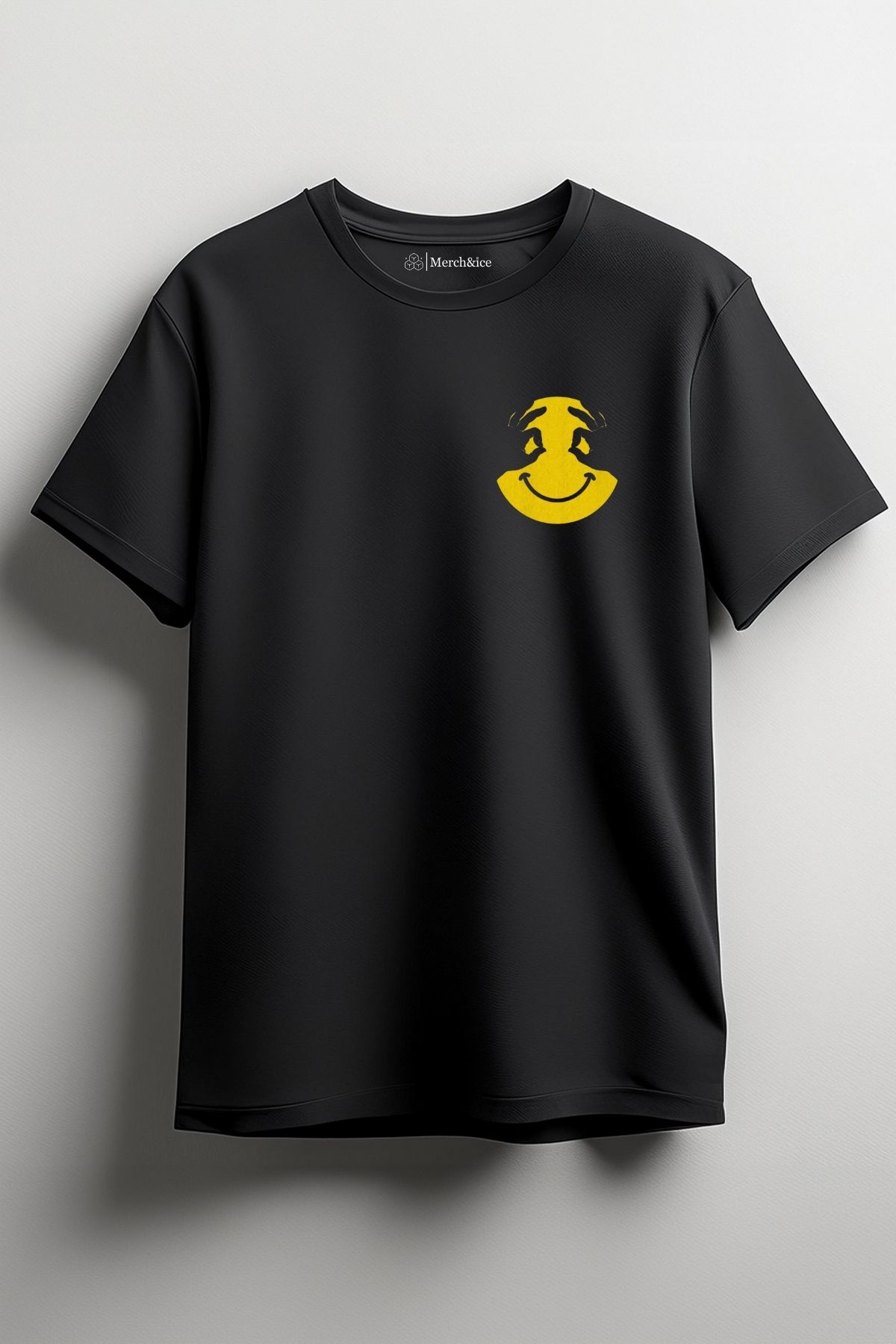 Merch&ice Mutlu Gözler Surat Baskılı Unisex T-Shirt