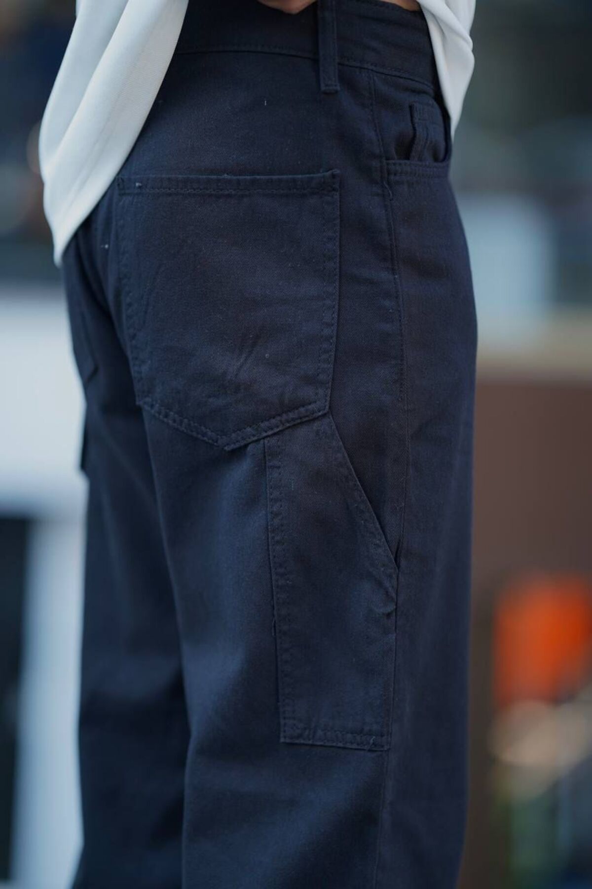 BAGGY Gabardin Baggy Pantolon