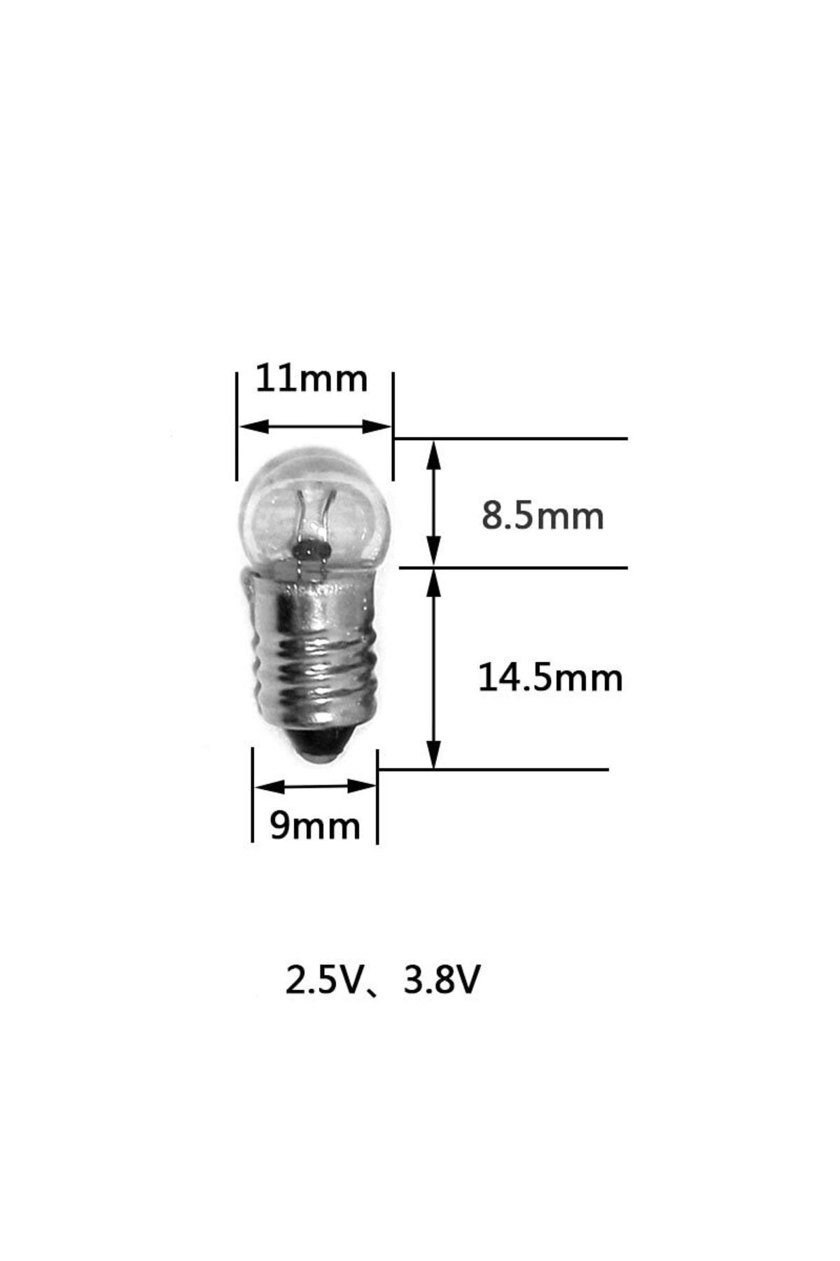 Emperium FENER AMPÜL MİNİ 2.5V VİDALI (50LİK PAKET) (5122)