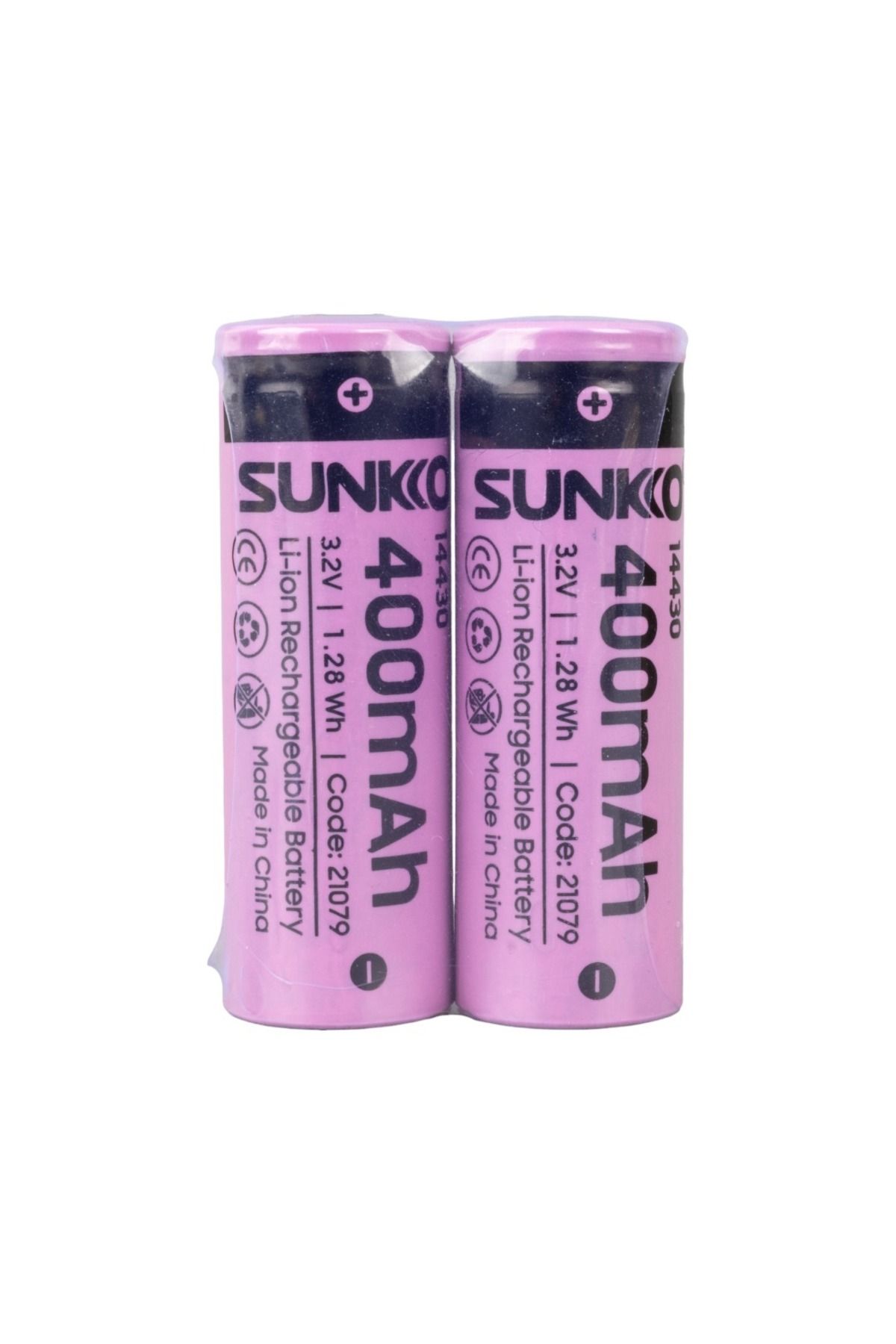 Emperium SUNKKO IFR 3.2 VOLT 400 MAH 14430 ŞARJ EDİLEBİLİR PİL (TEKLİ) (5122)