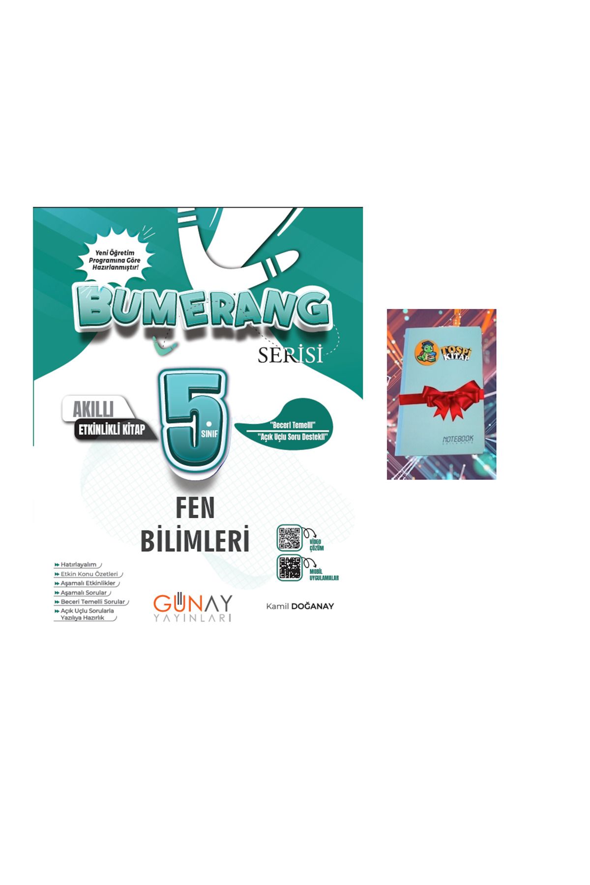Günay Yayınları 5. SINIF BUMERANG SERİSİ FEN BİLİMLERİ AKILLI ETKİNLİKLİ YENİ MÜFREDAT (NOT DEFTERİ HEDİYE)