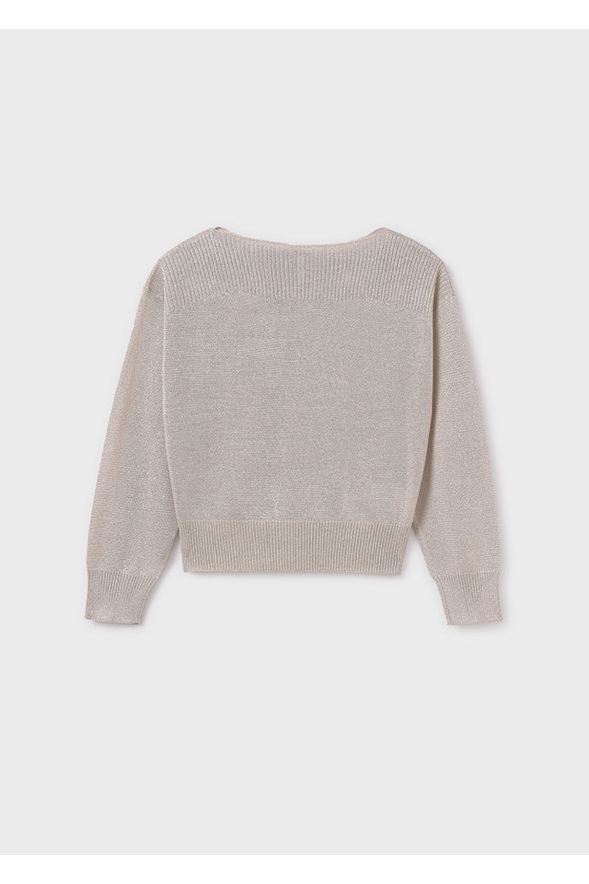 MAYORAL-Mayoral Girl's Beige Knitted Sweater for Ages 10-16 - Beige 4