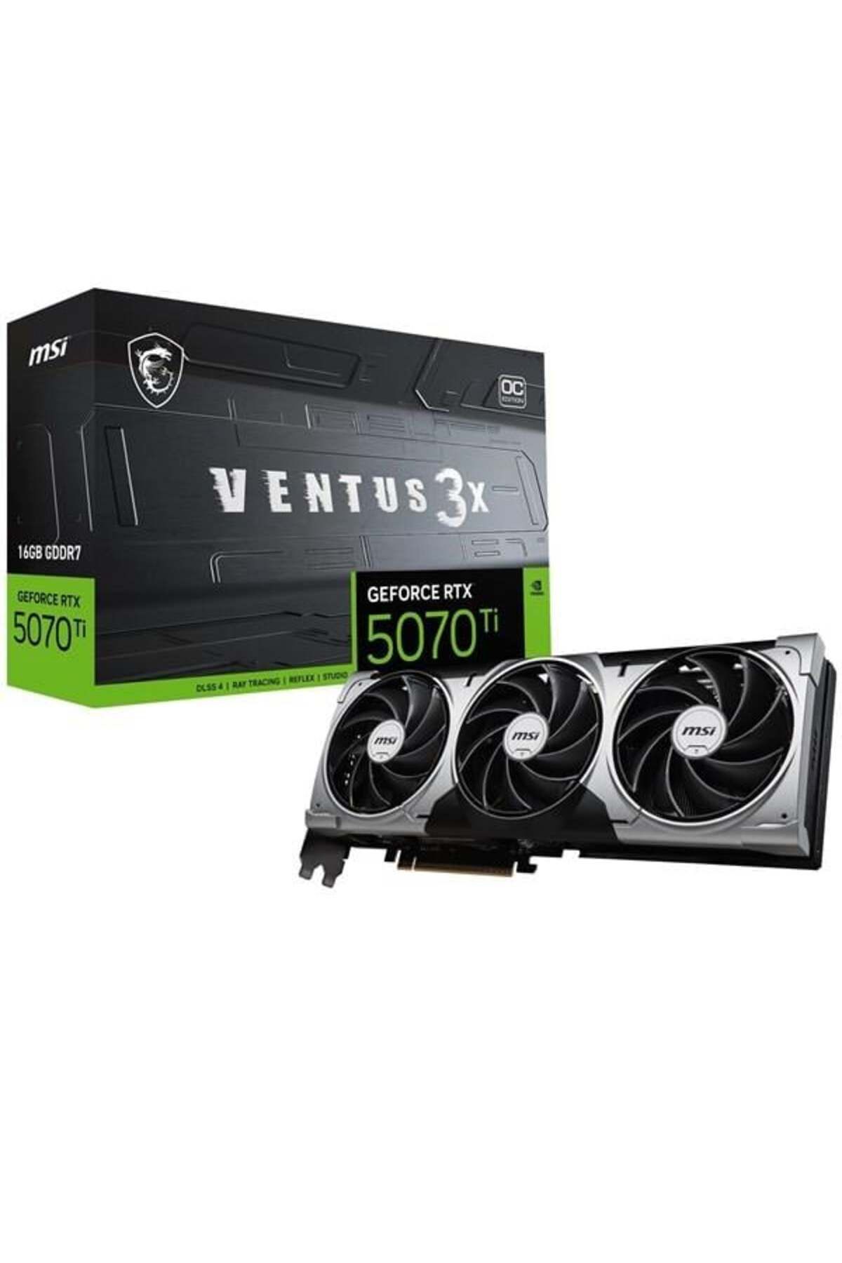MSI Rtx5070tı 16gb Ventus 3x Oc Gddr7 256bit Hdmı Dp Pcıe 5.0