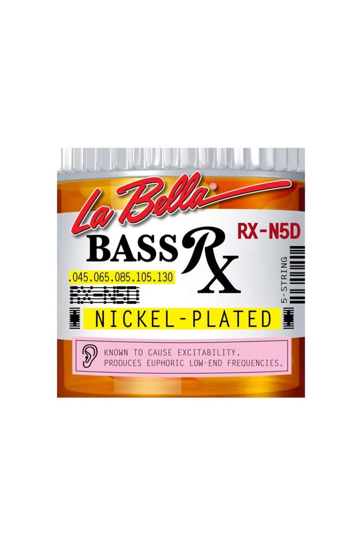 TimeStart Gitar A * esuar Bas Tel Labella 5 Telli LB-RX-N5D 0,45