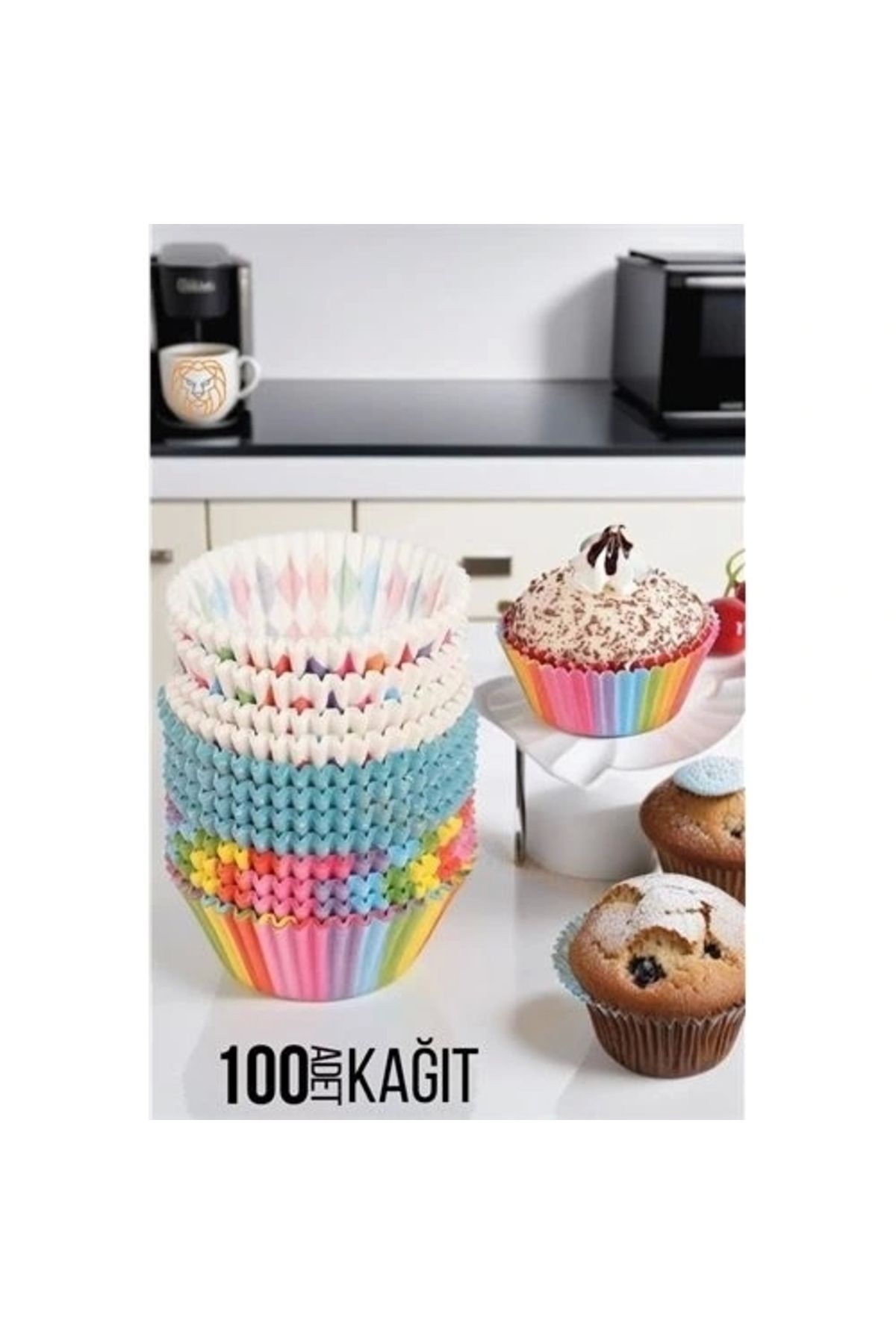 STOREMAX Muffin Kalıbı 100 Adet Paolelli