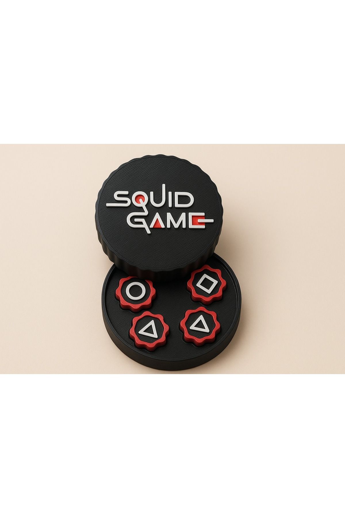 Squid Game Temalı Beceri Oyunu Seti / Koleksiyonluk Kutu