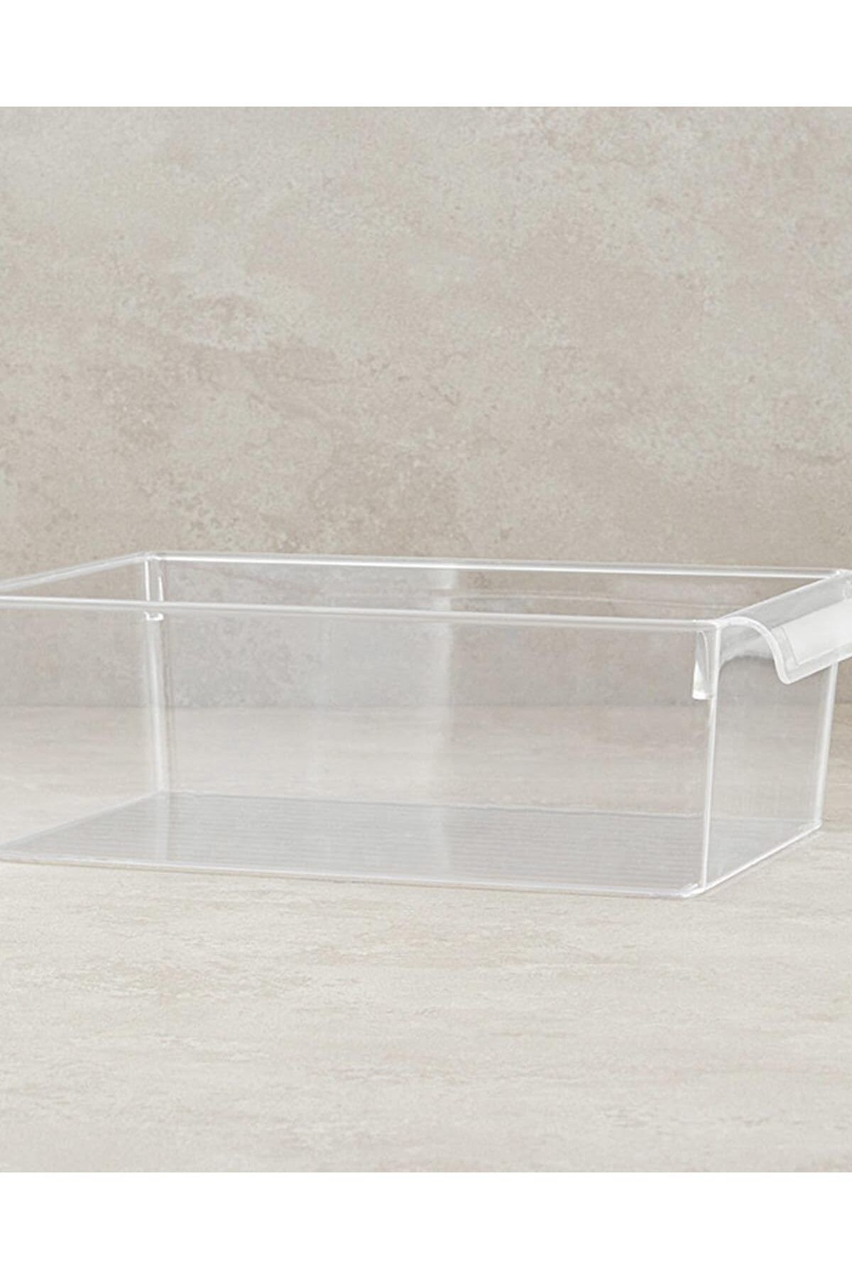teknotrust Rom Home Lyon Plastik Mutfak Düzenleyici 32,5x20x14 cm Şeffaf Romshp 1067323