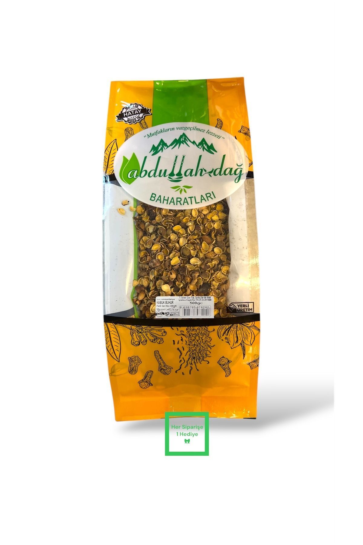 teknotrust Hatay Yöresinden Baharat Doğal Kabuk Buhur Bahur Pohur Tütsü 500 Gr - 1/2 Kg