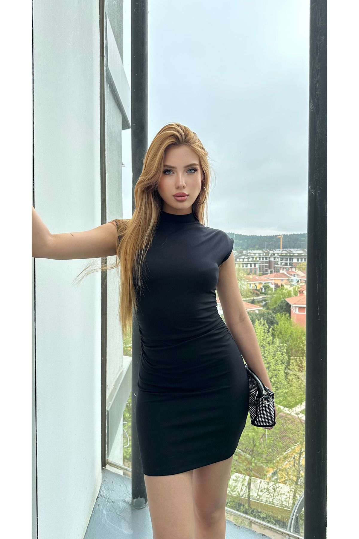 Angel Mia Vera Elbise Siyah