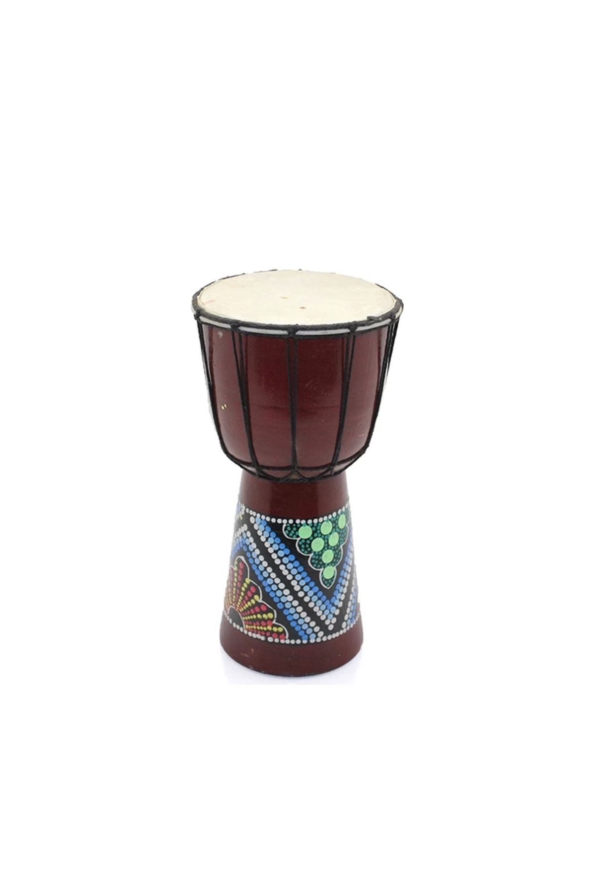 YNT İthalat Batikli Ahşap Darbuka 25 Cm 3dıarta-31