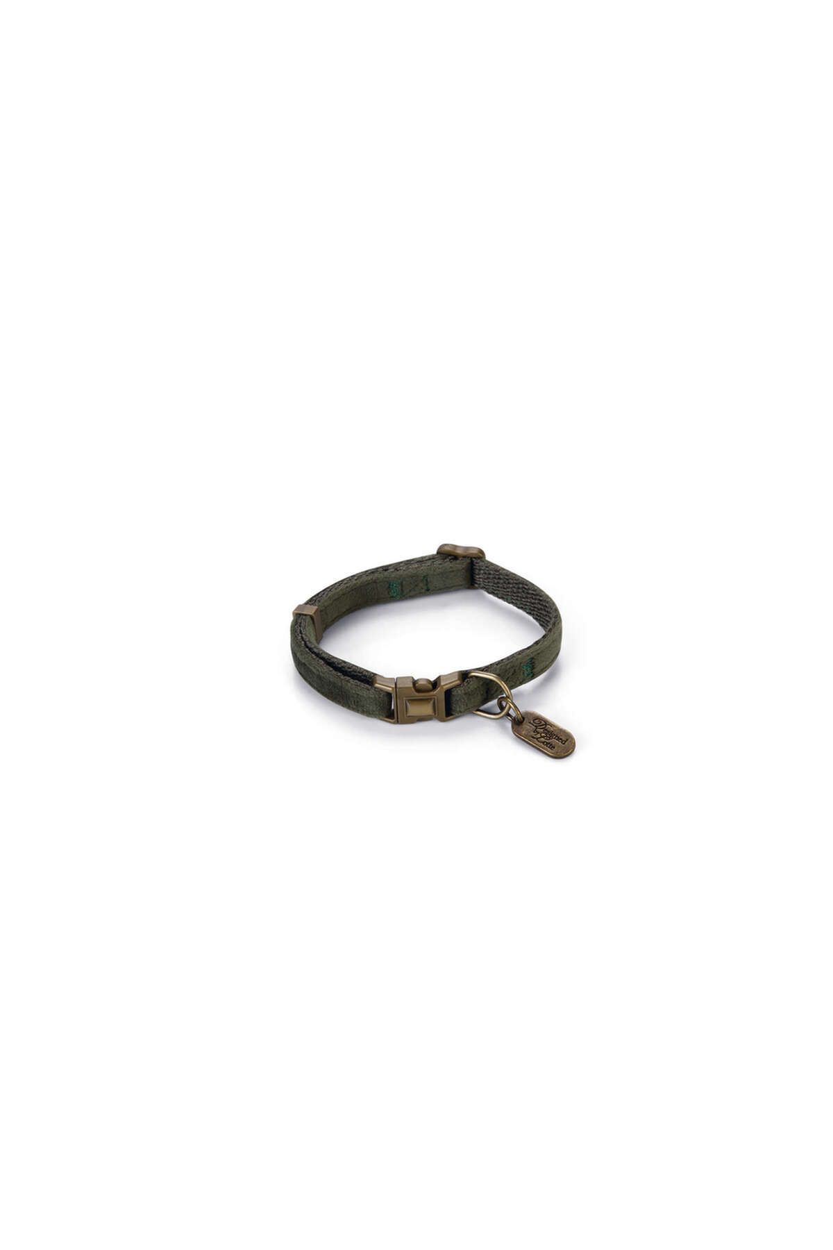 Beeztees DBL Köpek Tasması, Kadife, Nefti, 20-30cm, 10mm GLSTD