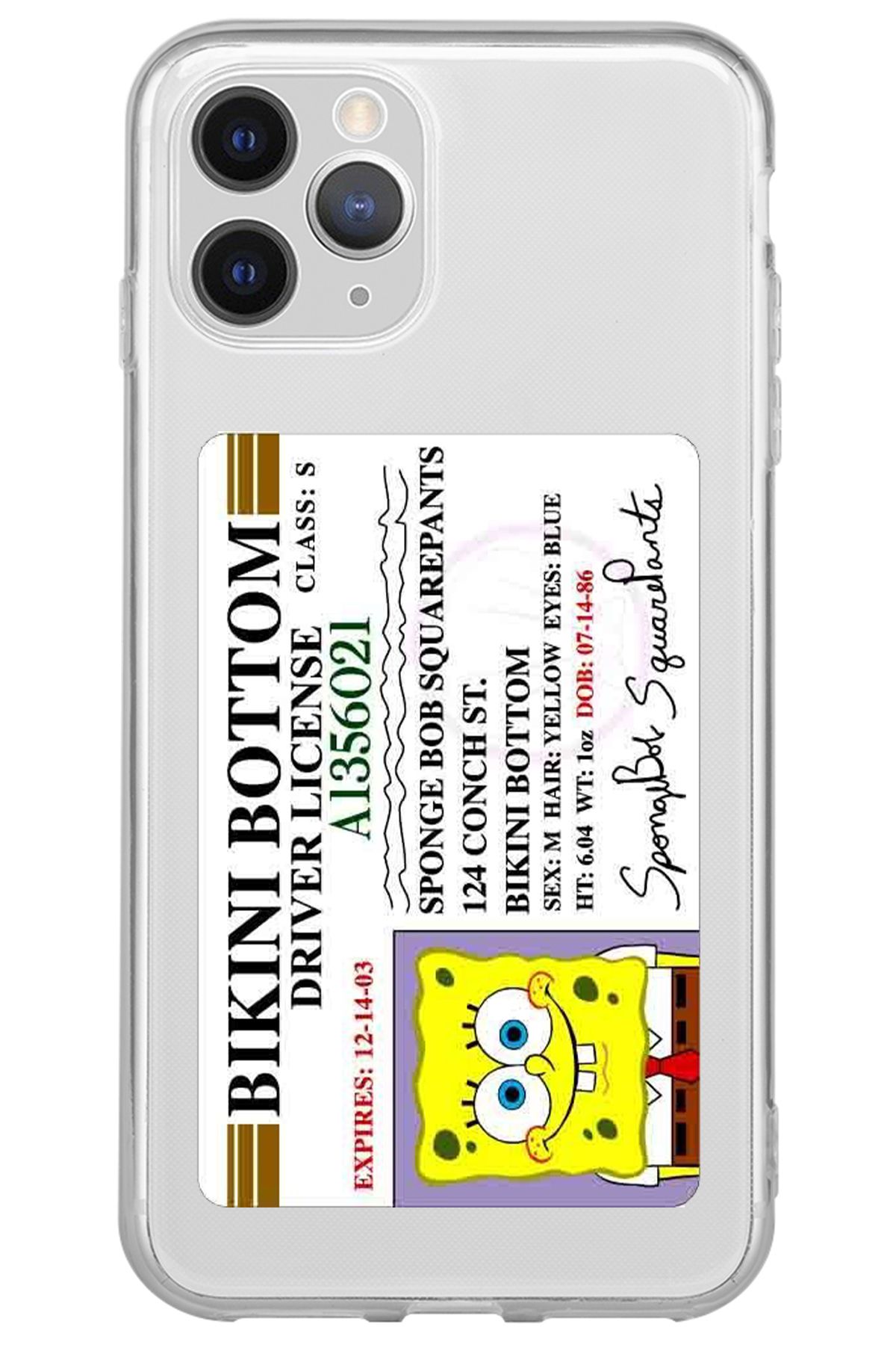 WANNA PROTECT iPhone 11 Pro Max Driver Desenli Desenli Şeffaf Silikon Telefon Kılıfı