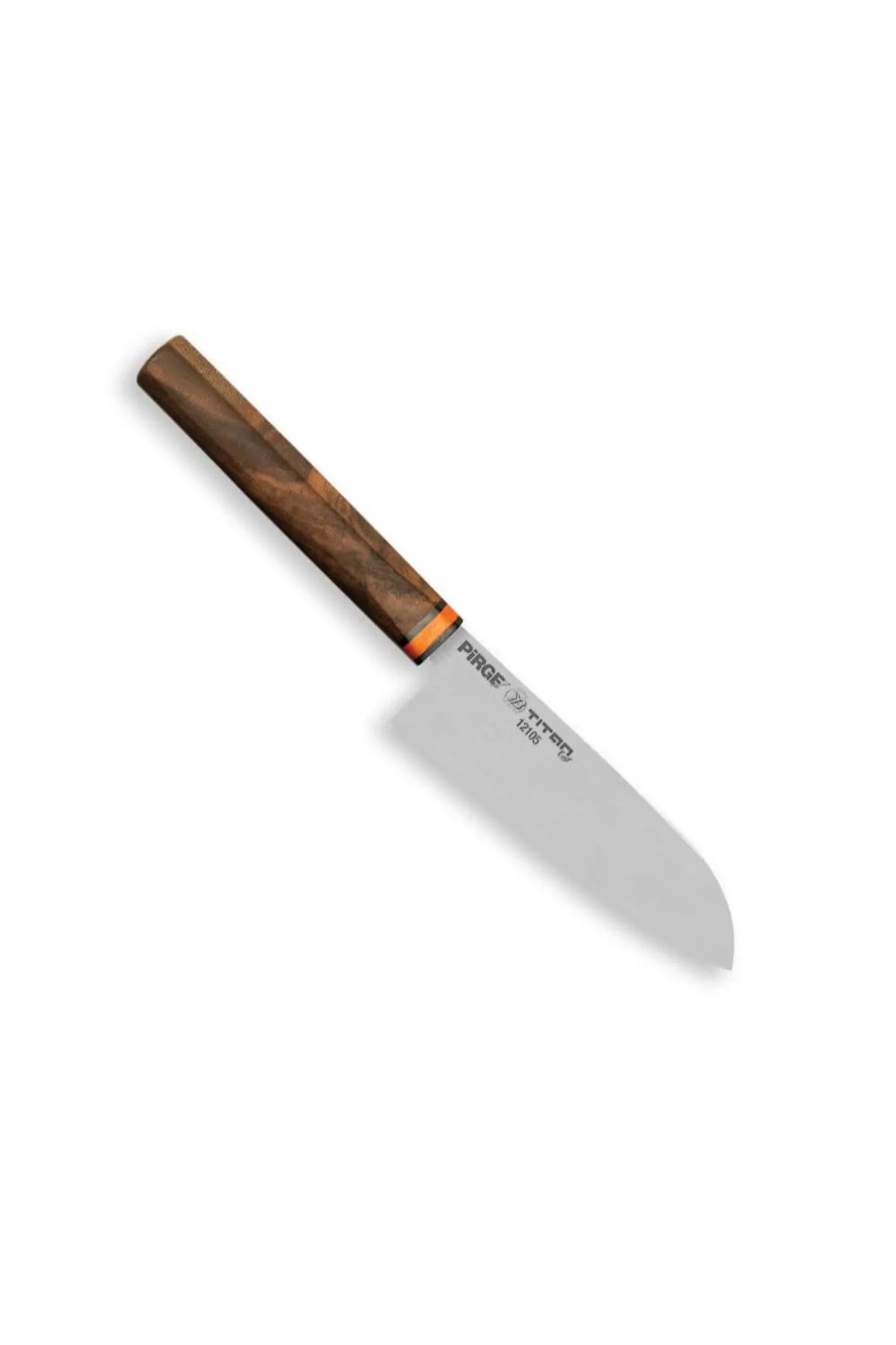 YNT İthalat 12105 Titan East Santoku Şef Bıçağı 16 Cm - Ceviz Sap