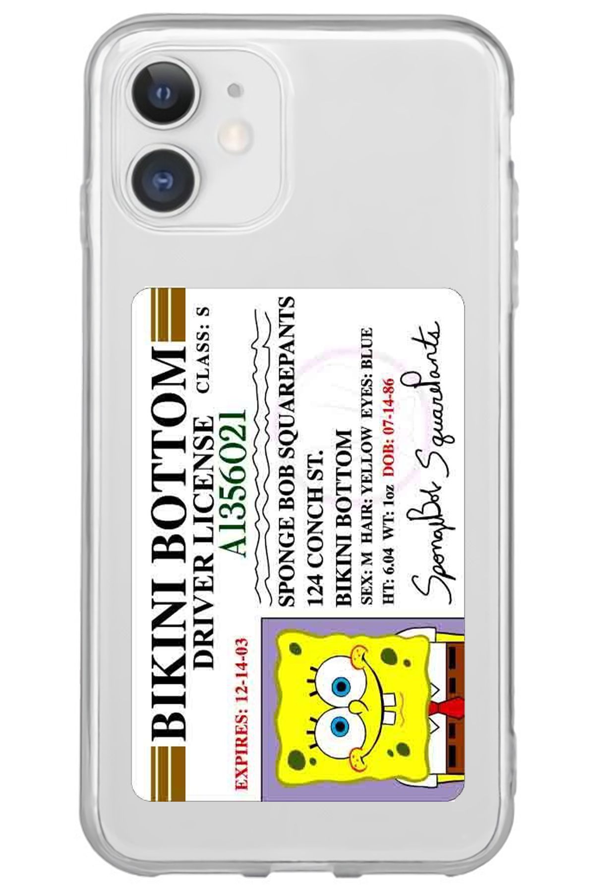 WANNA PROTECT iPhone 12 Driver Desenli Desenli Şeffaf Silikon Telefon Kılıfı