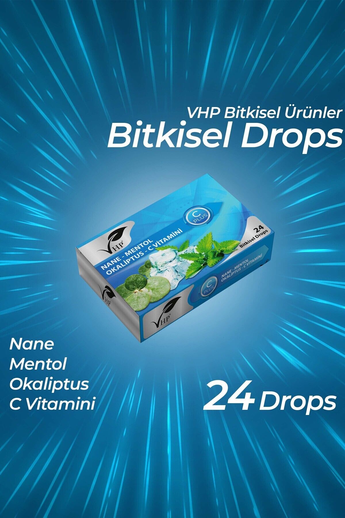 VHP Nane Mentol Bitkisel Drops 60 gr