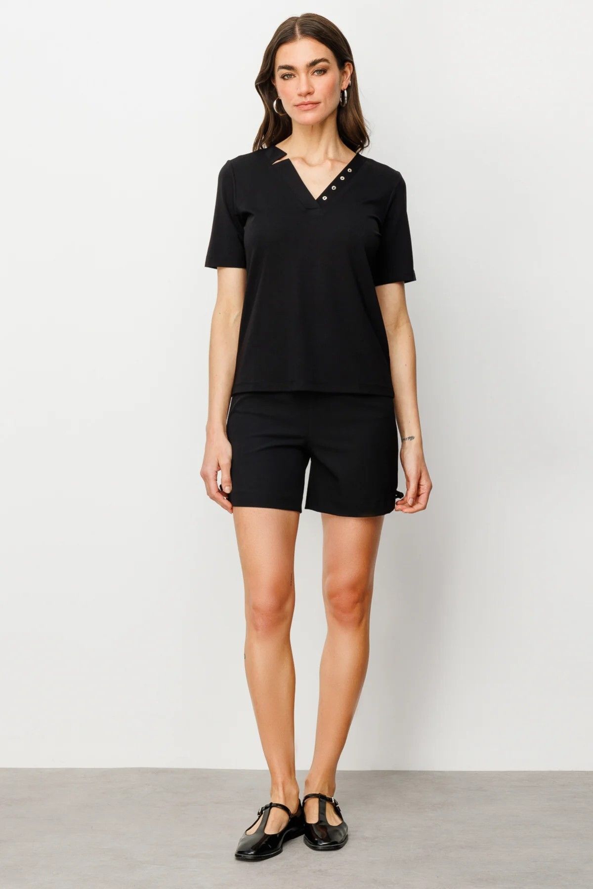 ON TRİKO Yakası Düğme Detaylı T-Shirt 51340-25