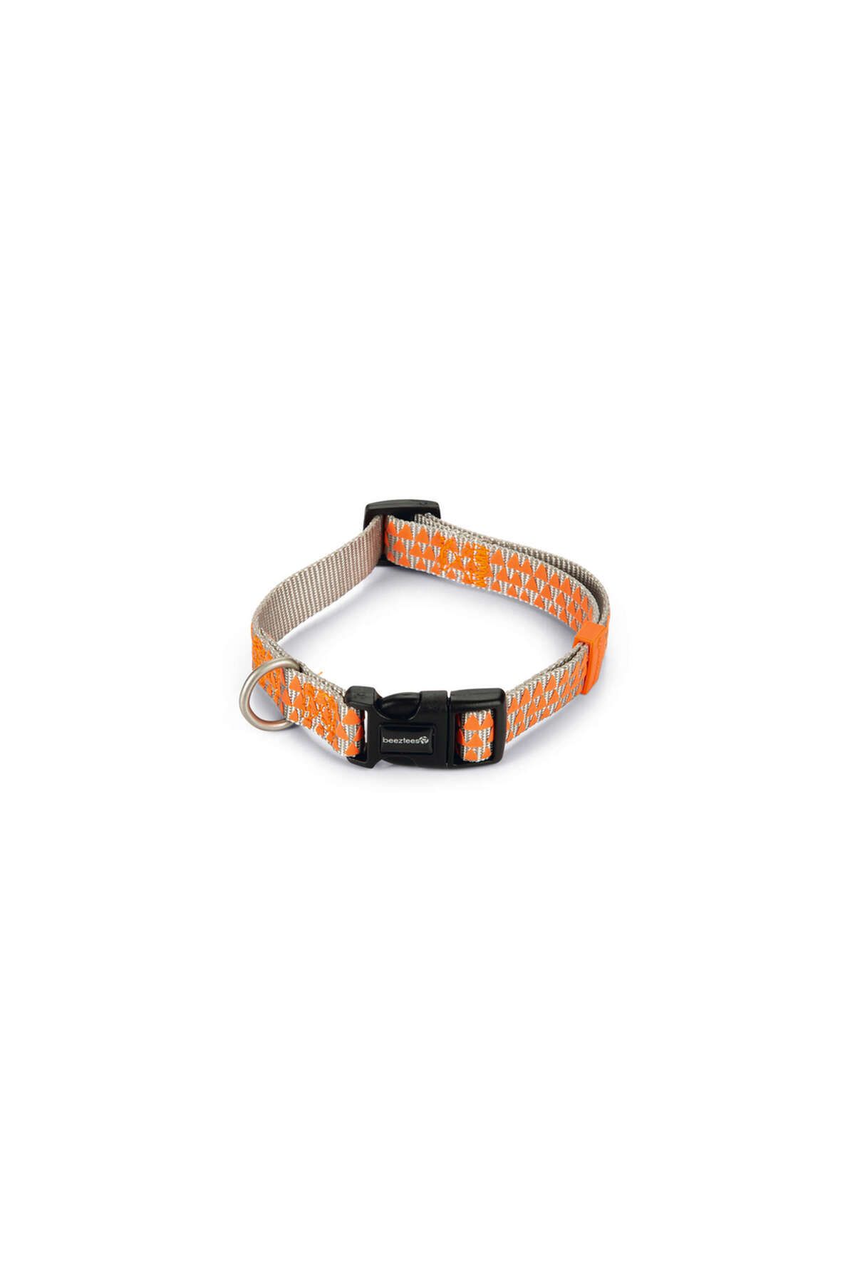 Beeztees Köpek Boyun Tasması, Açık Gri Turuncu, 35-50cm SVLRS
