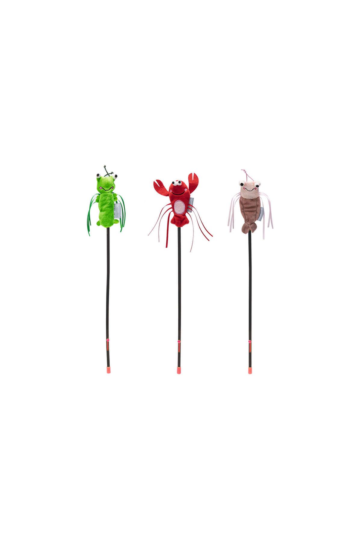 Beeztees Kedi Oltası, Oyuncaklı, Peluş, Kurdelalar, Çeşitli Renklerde, 40cm GLSTD