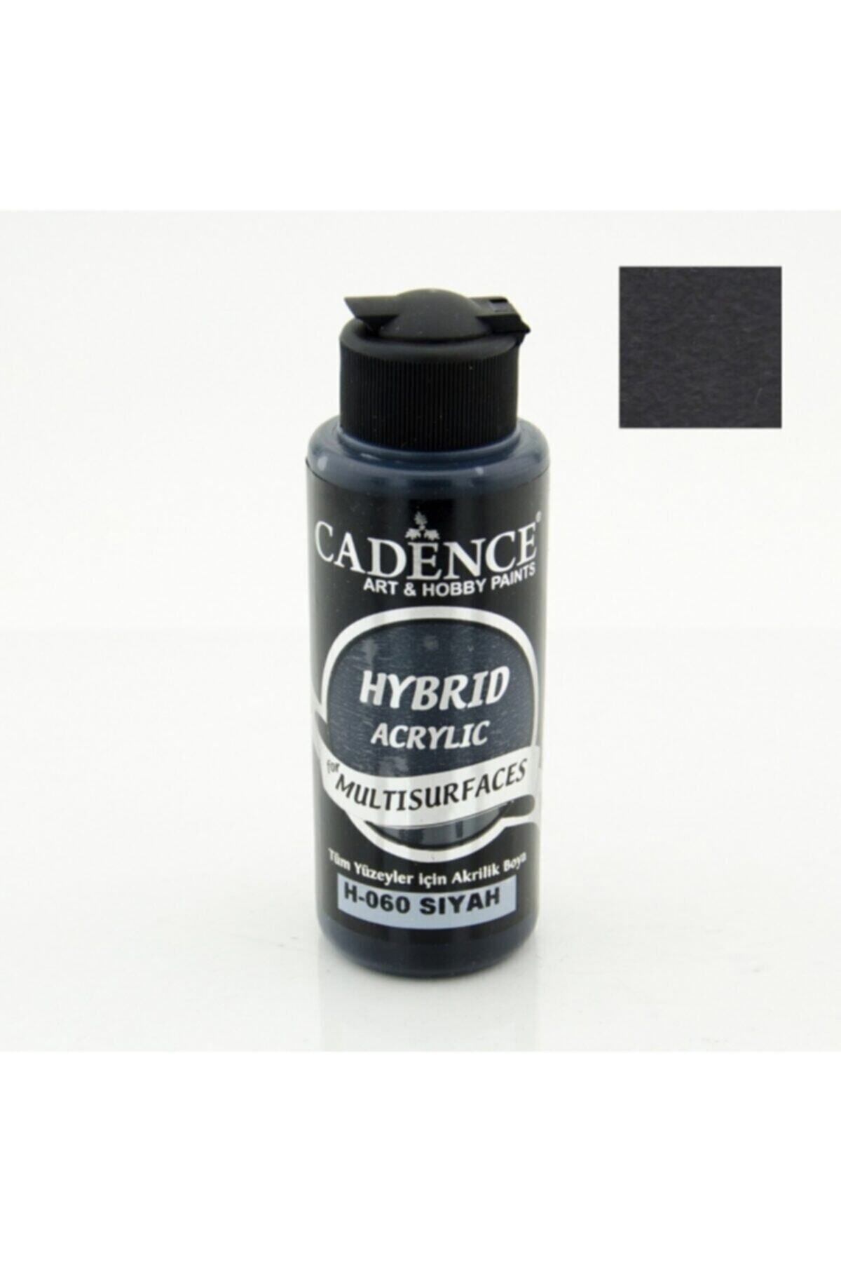 Cadence Boya Hybrıd Akr. Multısurfaces H-060 Siyah 120ml