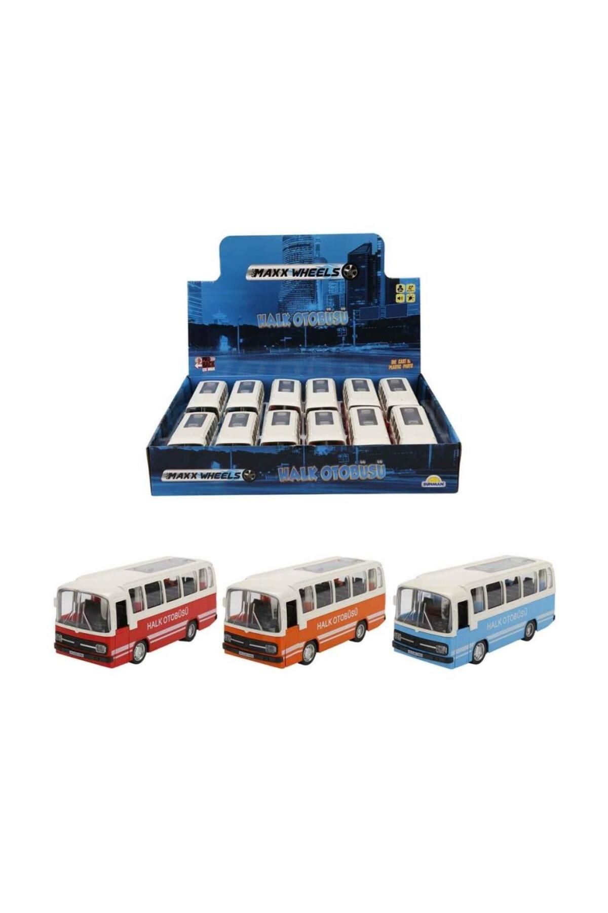 Shop58 3097 Sunman, Çek Bırak Açık Halk Otobüsü 15 cm