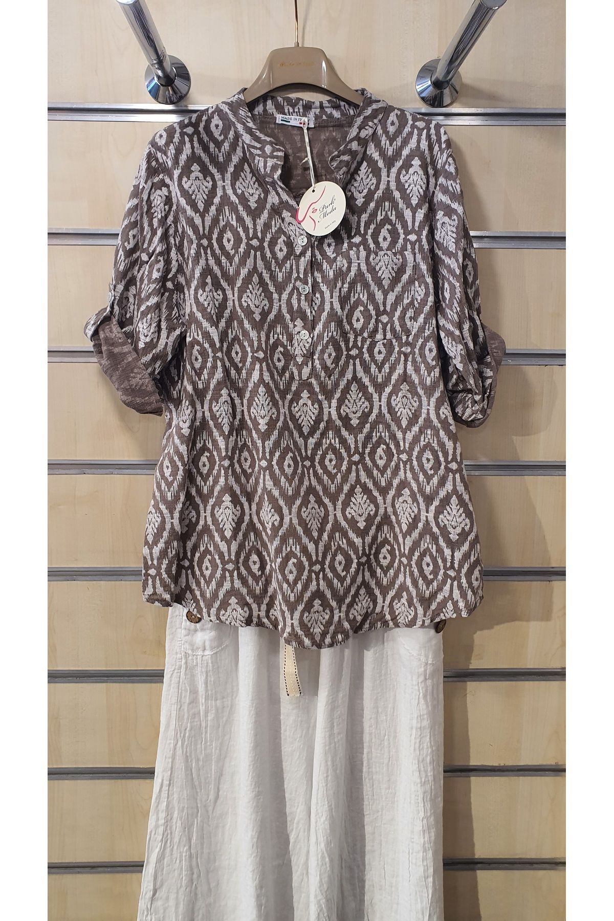 Park Moda ÇİNİ DESEN İTALYAN GÖMLEK