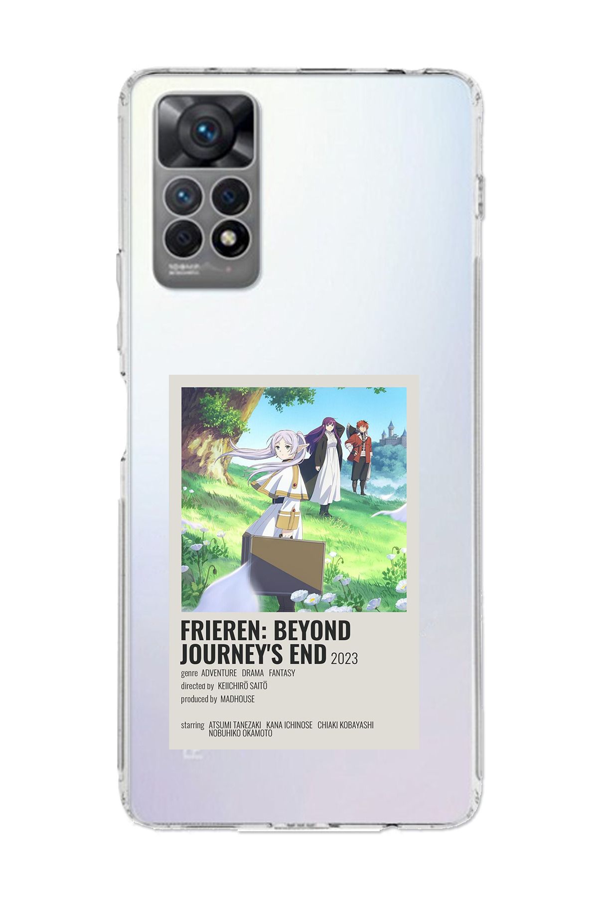TechTree Redmi Note 12 PRO 4G Uyumlu Frieren: Beyond Journey's End Tasarımlı Şeffaf Silikon Kılıf