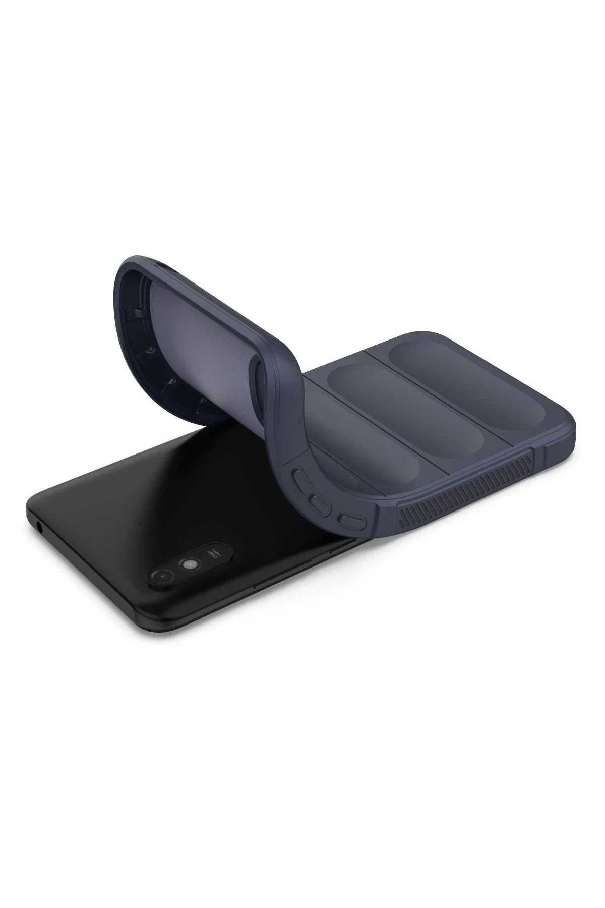 NewFace Xiaomi Redmi 9a Uyumlu Kılıf Optimum Silikon - Lacivert Svlrs