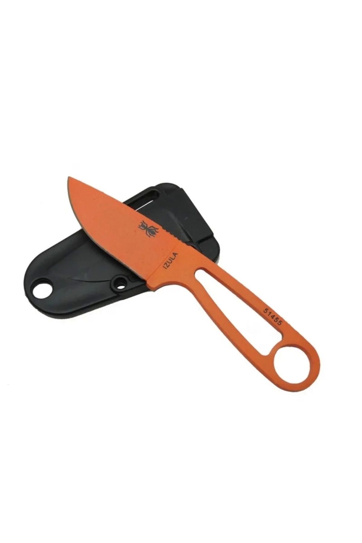 YNT İthalat İzula Esee 51455org Turuncu Kamp Bıçağı 16 Cm - Komple Metal, Plastik Kılıflı