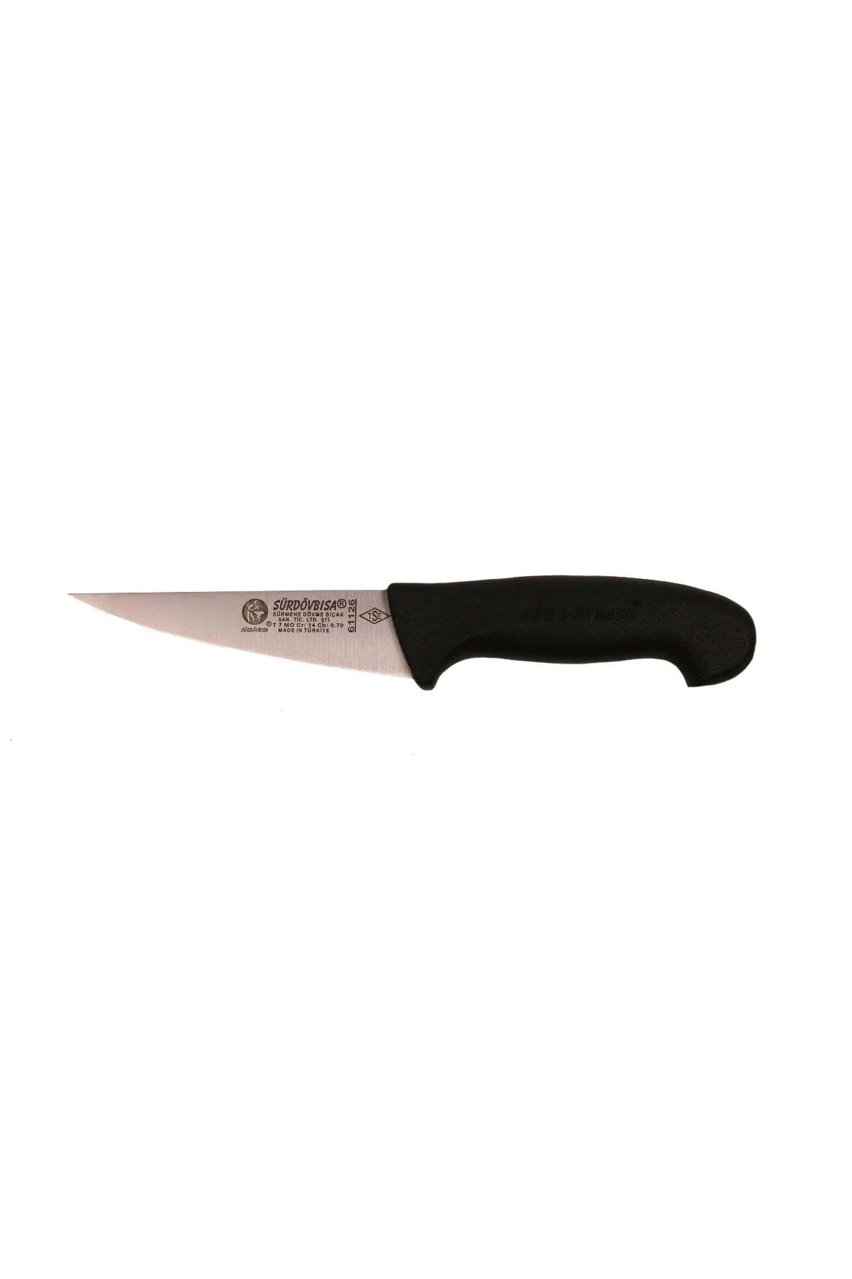 YNT İthalat Sürmene 61126 Kasap Kurban Sıyırma Bıçağı 13 Cm, Plastik Sap