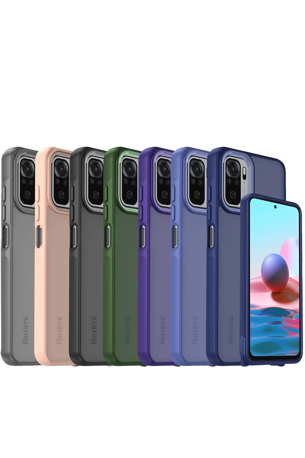 NewFace Xiaomi Redmi Note 10 Kılıf Elegant Kapak - Yeşil SVLRS