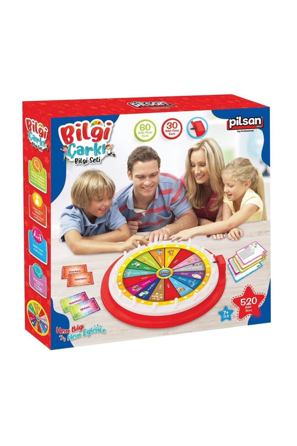 Shop58 Nessiworld 03 701 Bilgi Çarkı Bilgi Seti -Pilsan Oyuncak