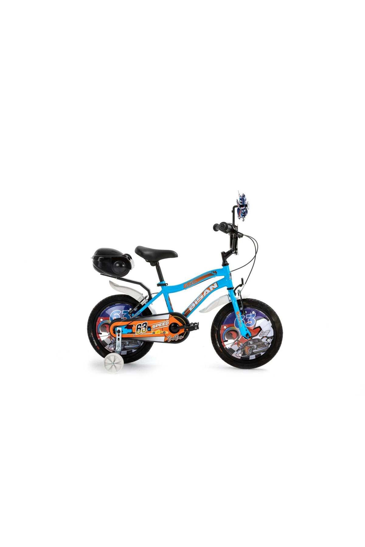 Bisan BİSAN BOBO neon turuncu 6 CM 1x1 VİTES Tekerlek: 16"TURUNCU ÇOCUK BİSİKLETİ blc