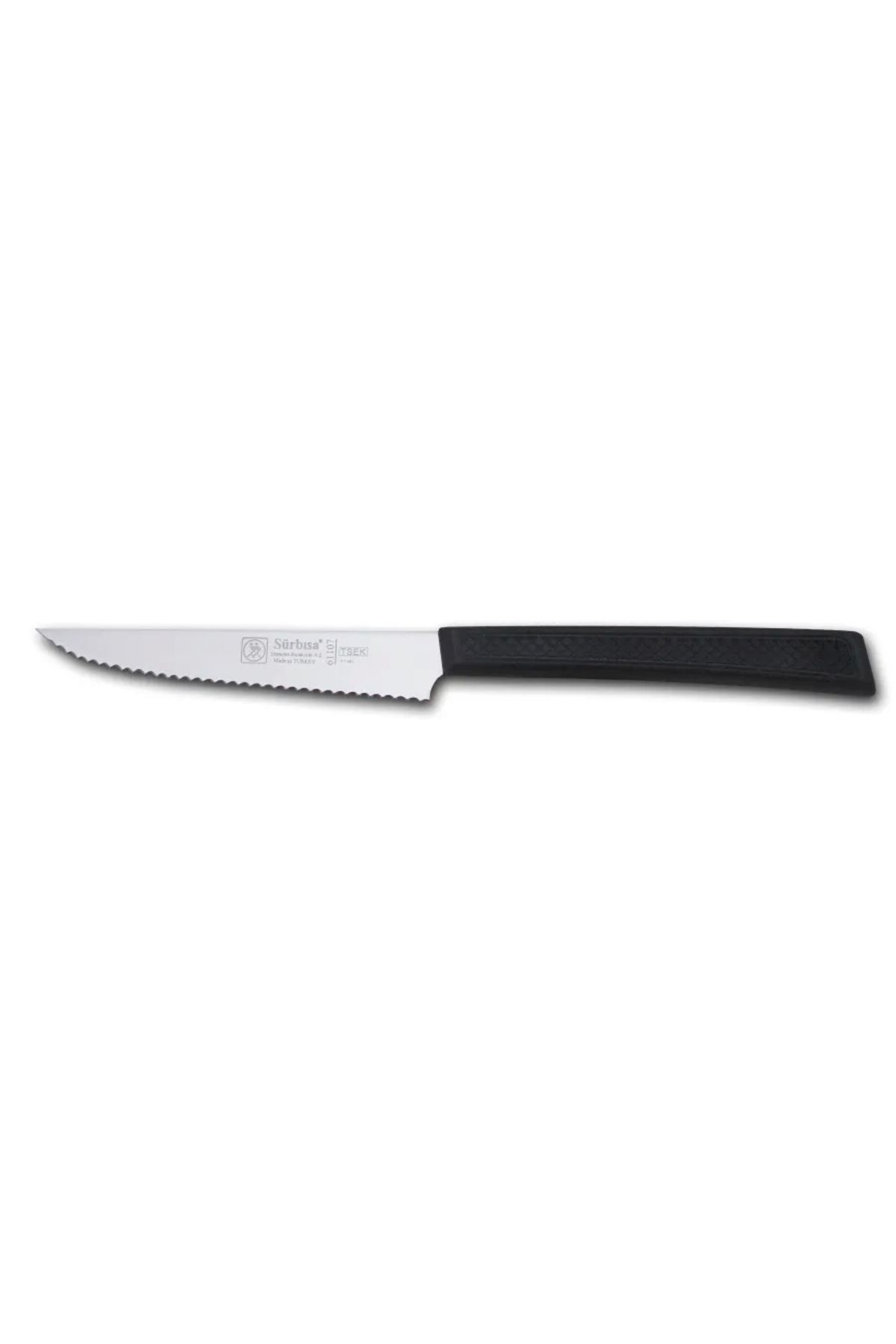 YNT İthalat 61107 - Sürmene Lazerli Tırtıklı Biftek / Steak Bıçağı 12 Cm