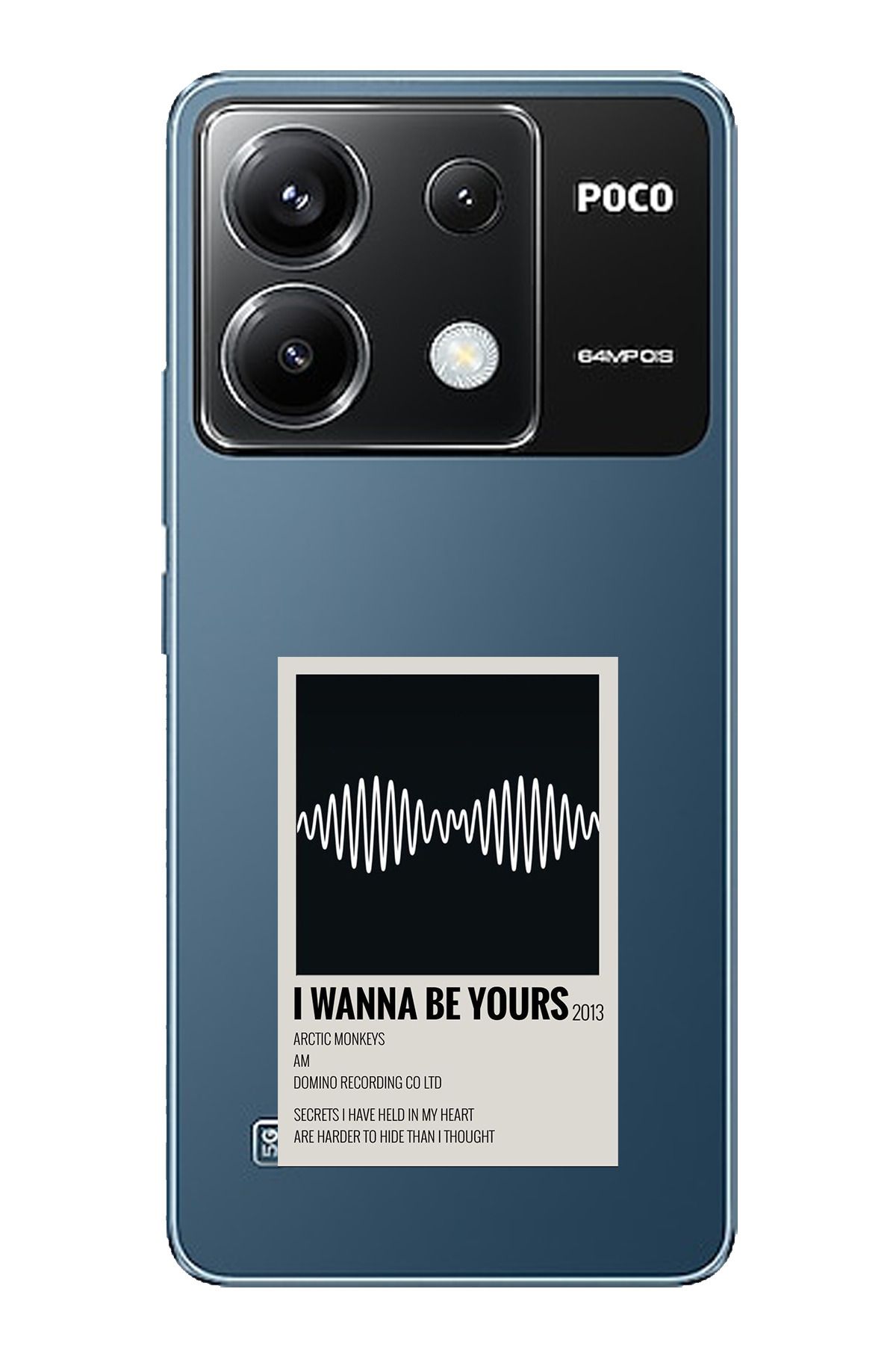 TechTree POCO X6 PRO Uyumlu I Wanna Be Yours Şeffaf Silikon Kılıf