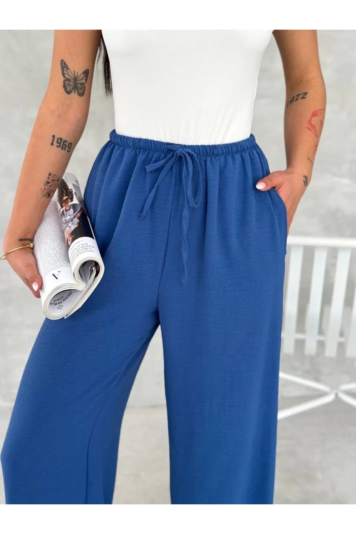 CVS Ayrobin Oversize Kadın Pantalon - Saks