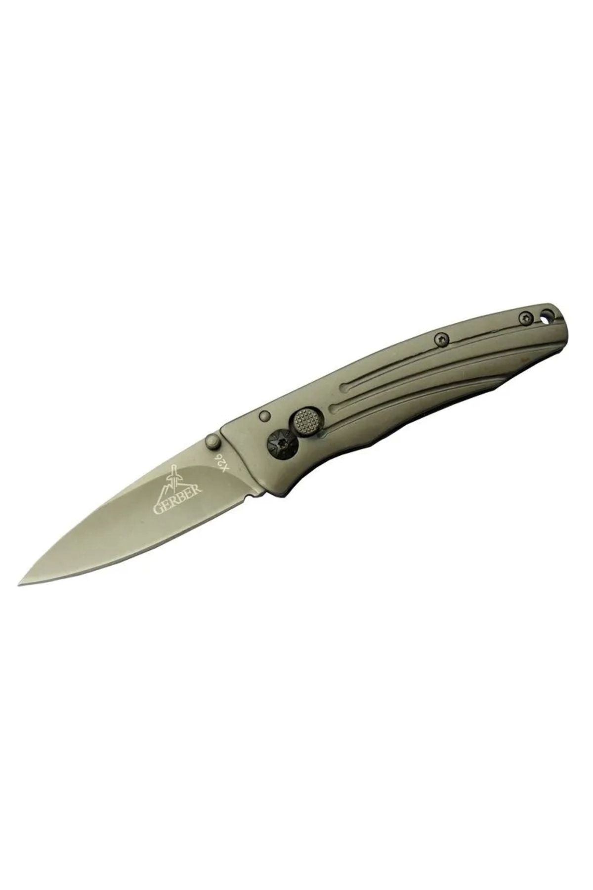 YNT İthalat Gb X26 Titanyum Kamp Çakı 16 Cm - Manuel
