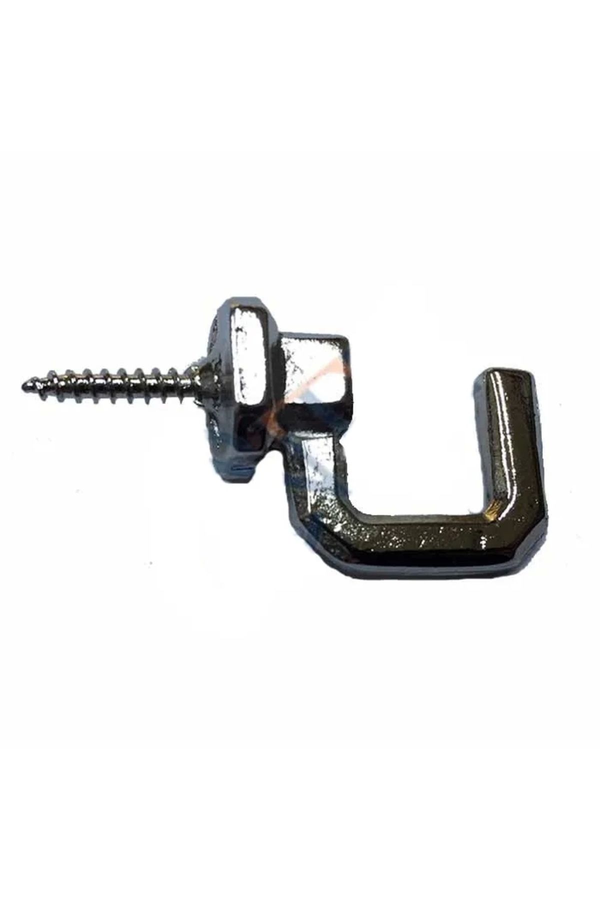 YNT İthalat Vidalı Kanca, Askı Büyük - 15x23mm, Nikel - 100 Adet