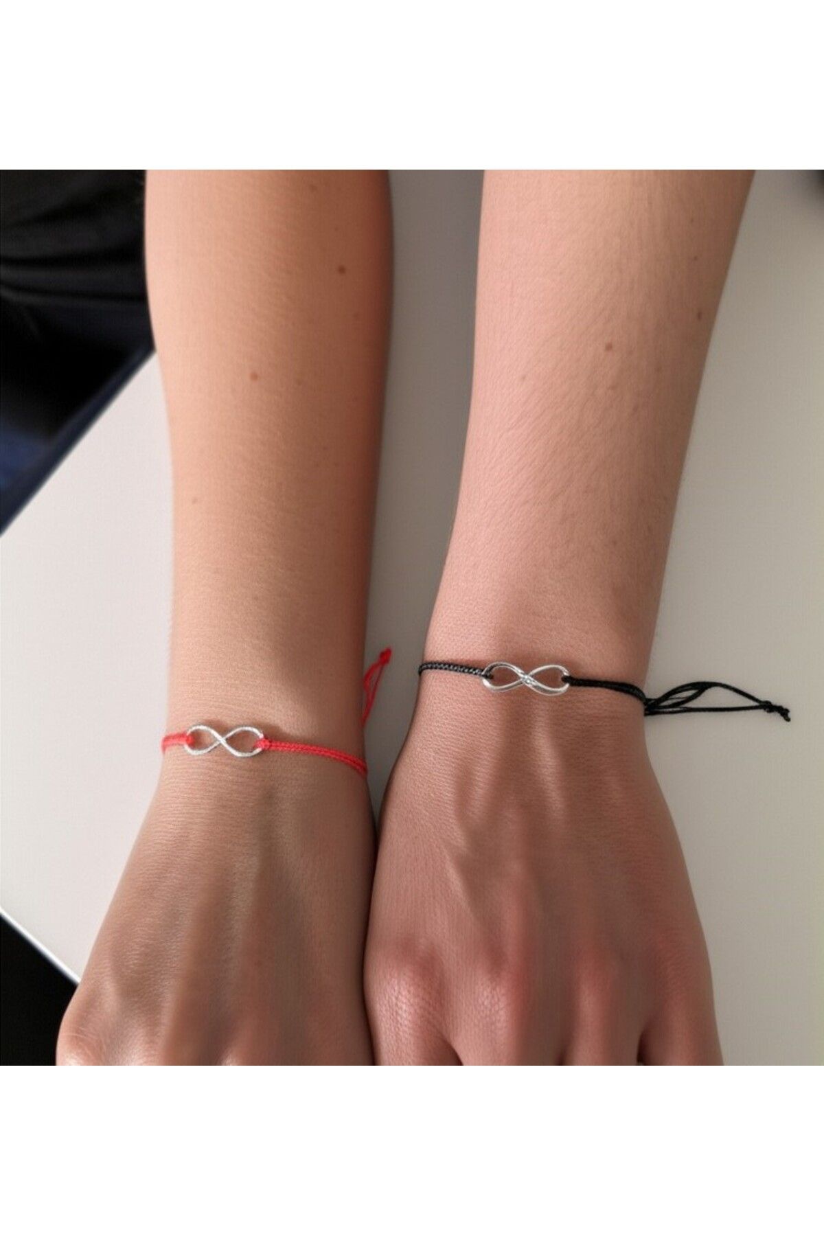 Last For Sell Sevgili Bilekliği, Sonsuz Aşk, Sonsuzluk Sembolü Bileklik, Ayarlanabilir İpli Çift Bilekliği