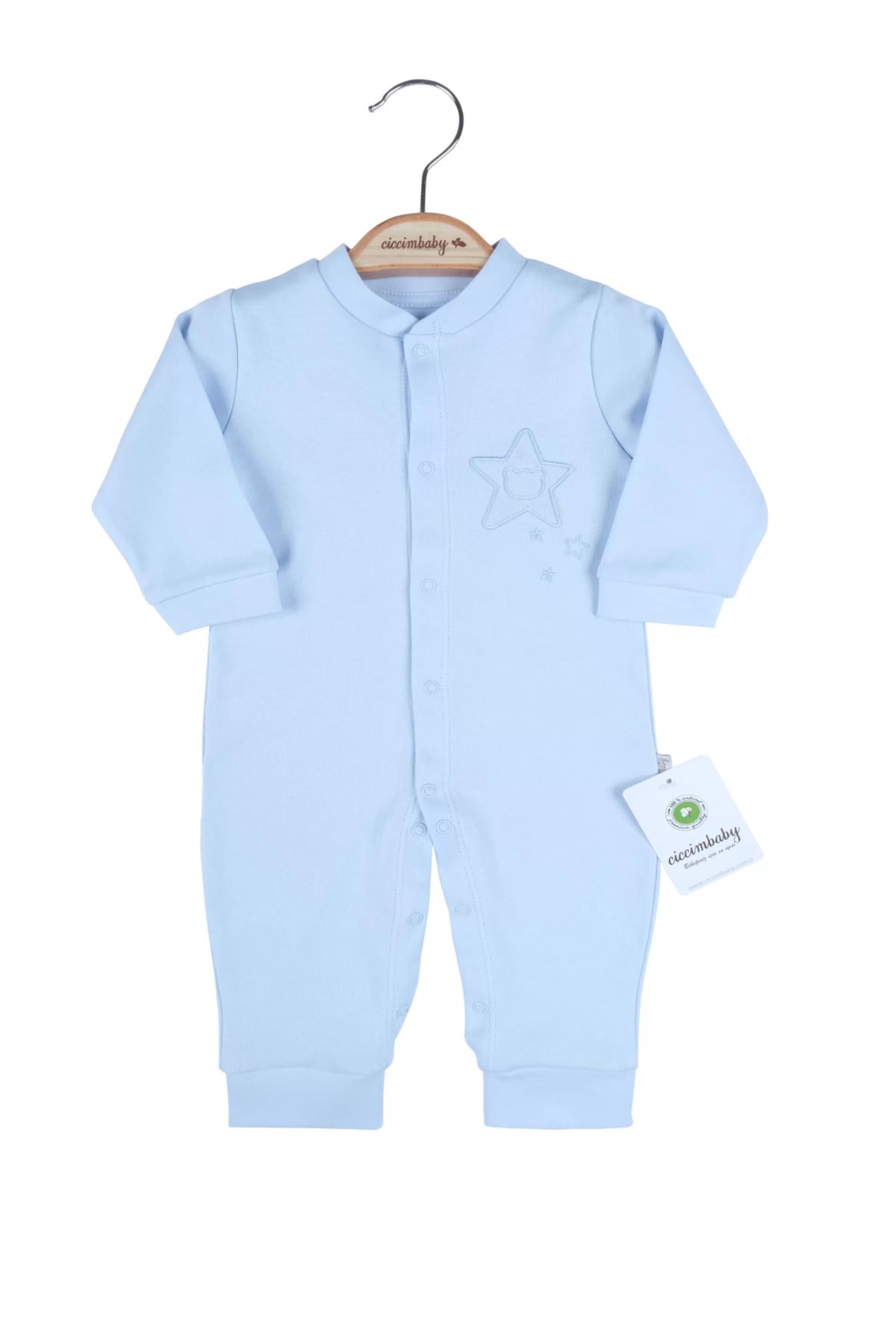 Shop58 Yıldızlı Ayıcık Ribanalı Tulum Mavi