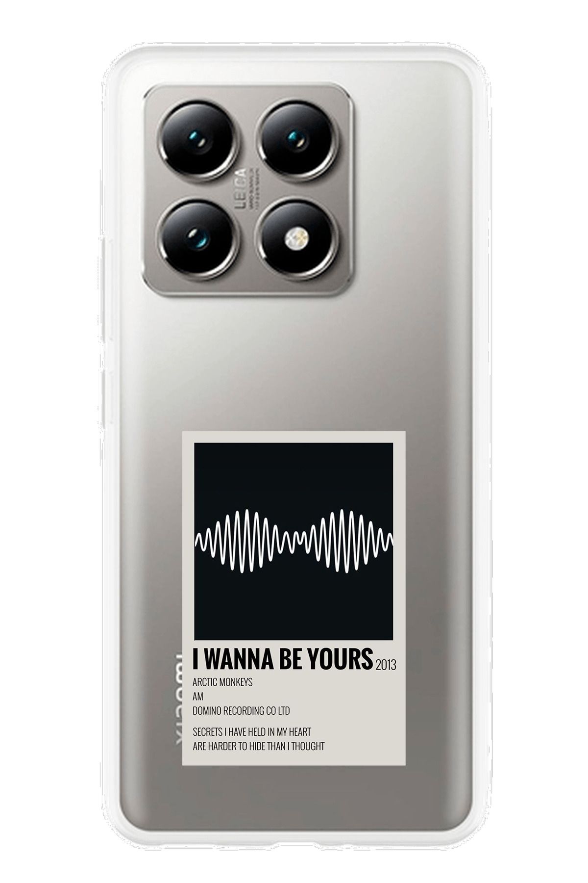 TechTree Mi 14T PRO Uyumlu I Wanna Be Yours Şeffaf Silikon Kılıf