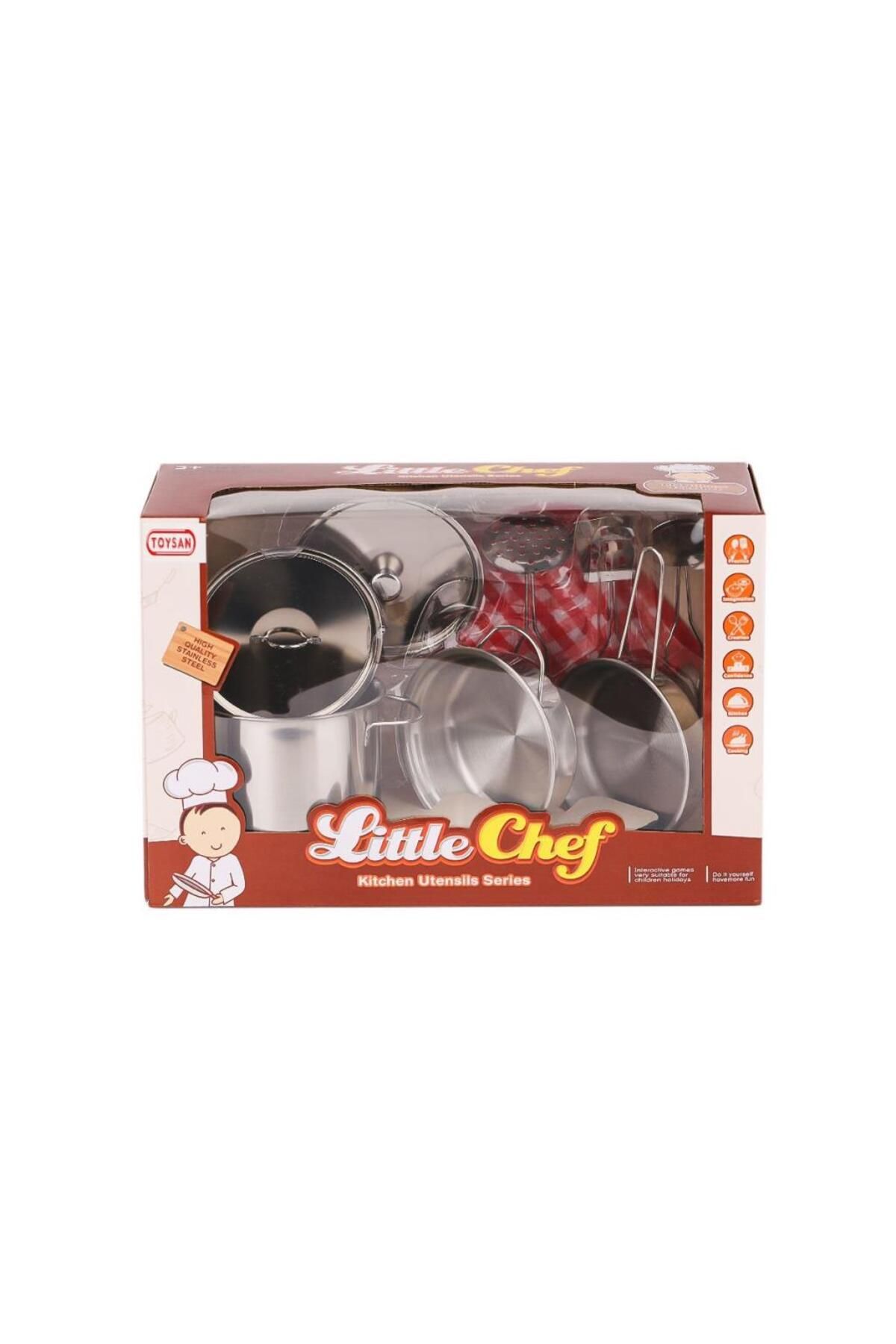 Shop58 Nessiworld 668-C1 Küçük Şef Metal Tencere Seti -Toysan Oyuncak