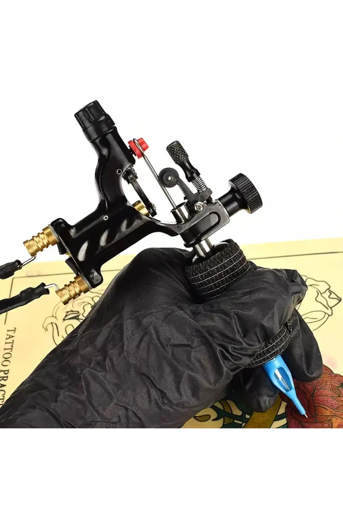 BUĞLEM Dövme Makinesi Dragonfly Shader ve Liner Siyah Dövme Sanatçılar için Sessiz Motor