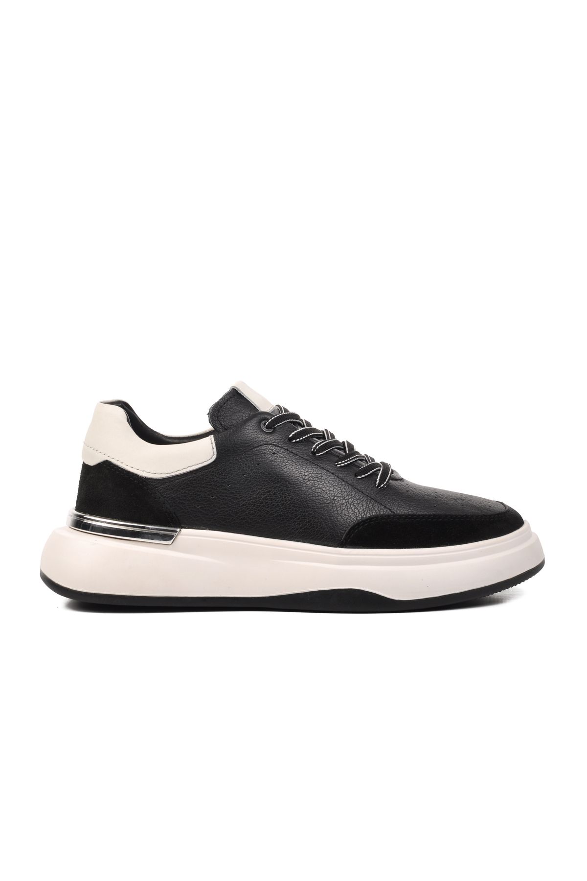 MARCOMEN Siyah Beyaz Erkek Sneaker