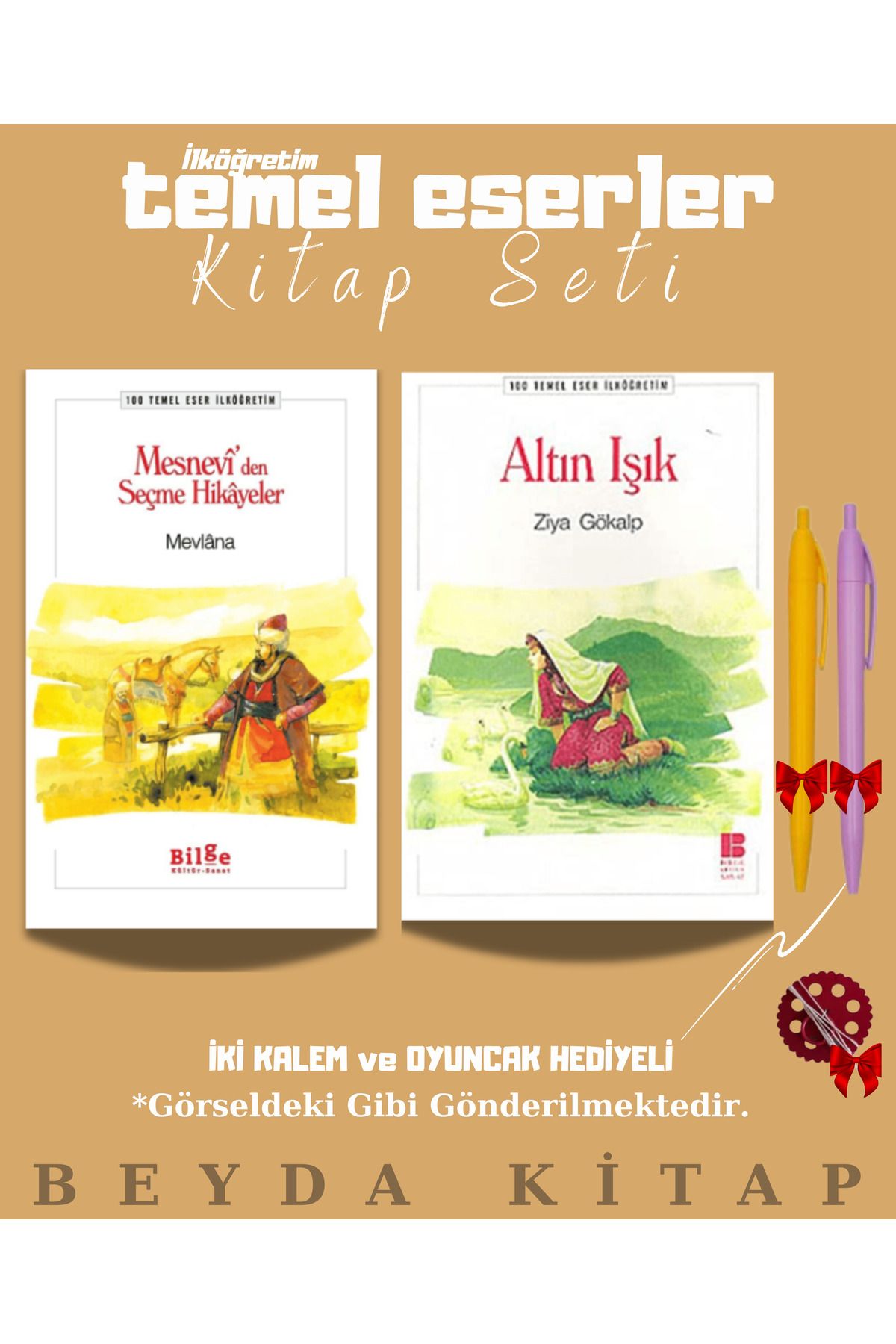 Bilge Kültür Sanat Mesneviden Seçme Hikayeler - Ömerin Çocukluğu - Oyuncak ve Kalem Hediyeli
