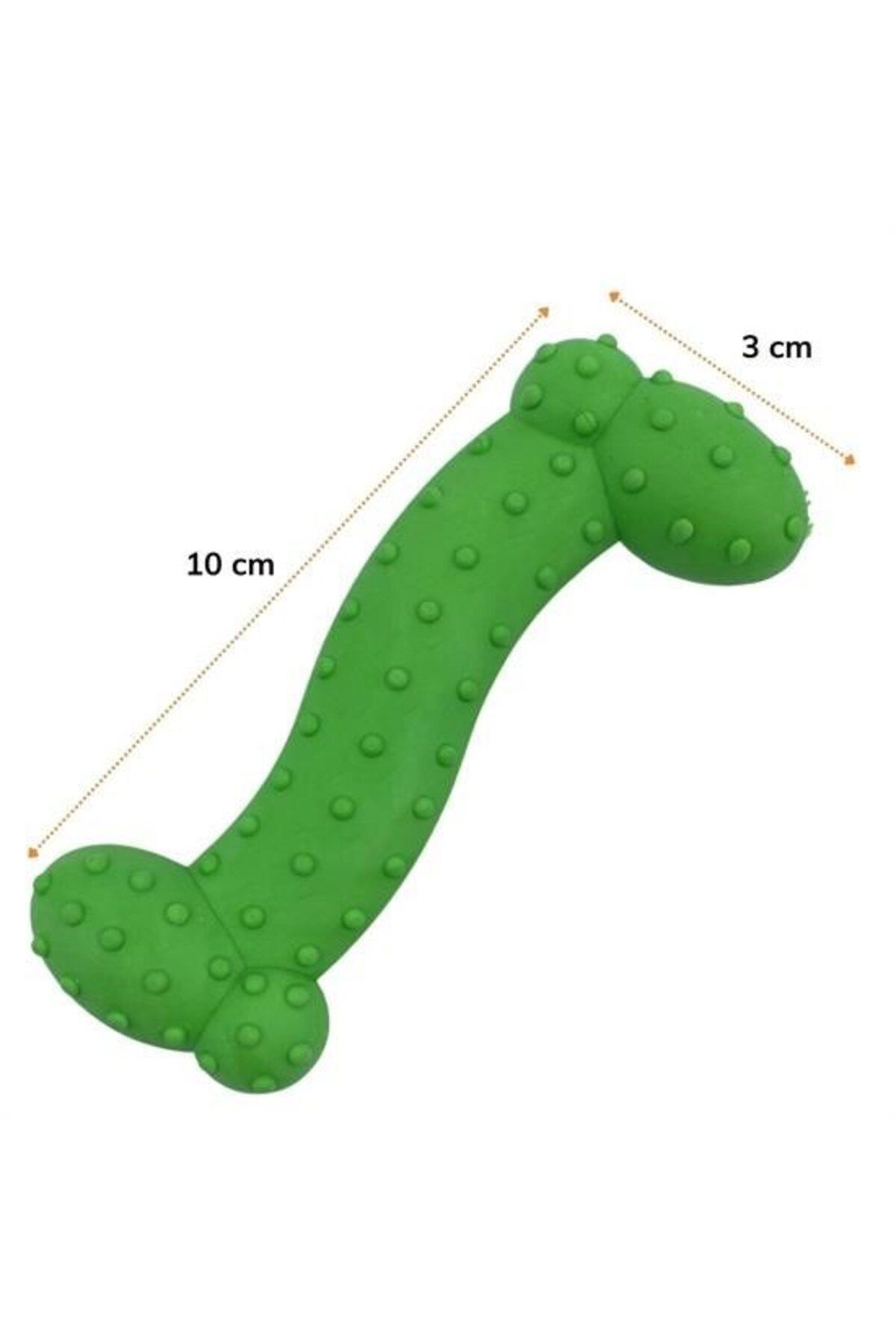 TimeStart Tiny Kemik Oyuncağı Tırtıklı Yüzey Küçük Kemik Plastik Köpek Oyuncağı