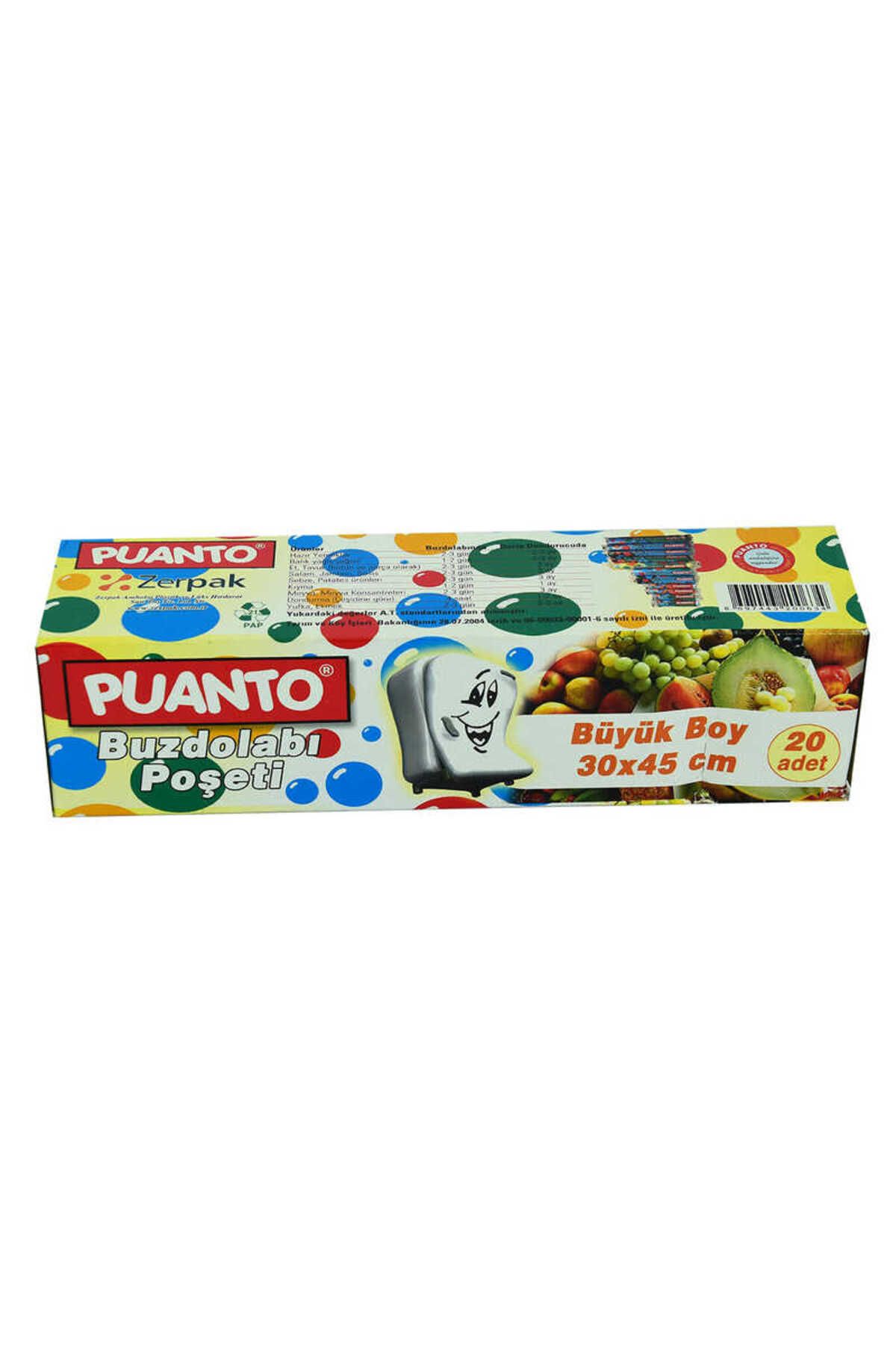 TimeStart Buzdolabı Poşeti Büyük Boy 30x45 Cm 20 Adet