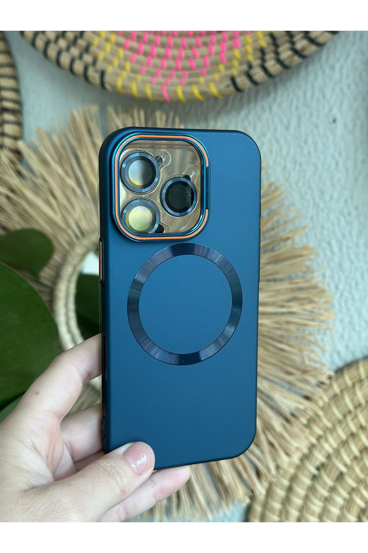 İZMİR ÖZER TEKNOLOJİ IPHONE 13 LACİVERT MAGSAFE&LENS&STAND