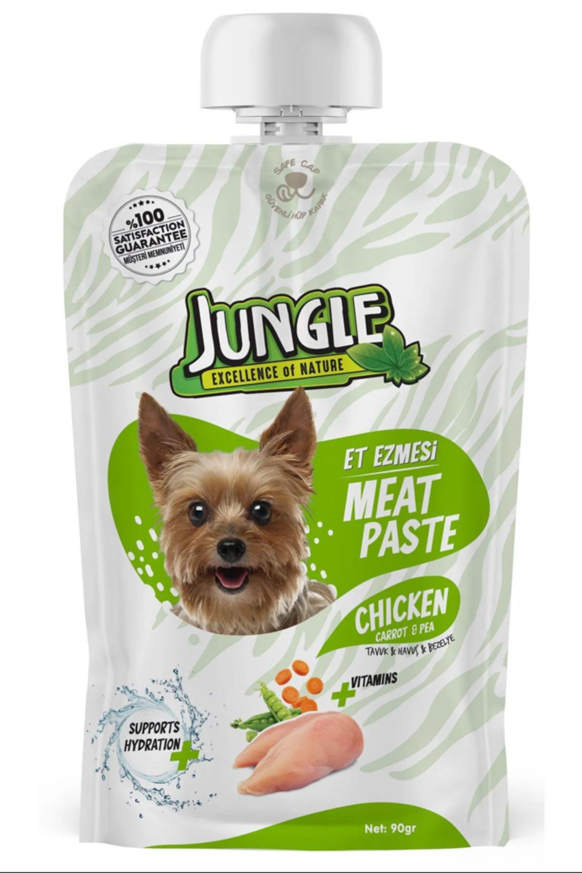 Jungle 90 gr Et Ezmesi Köpek Taze Tavuk & Havuçlu